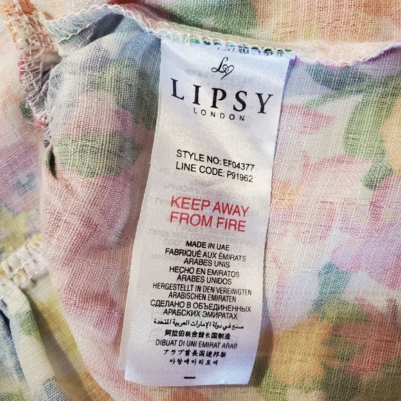 NWOT Mary Katrantzou X Lipsy London Vibrant Multicolor Floral Mini Dress. 4 US. - Picture 5 of 12